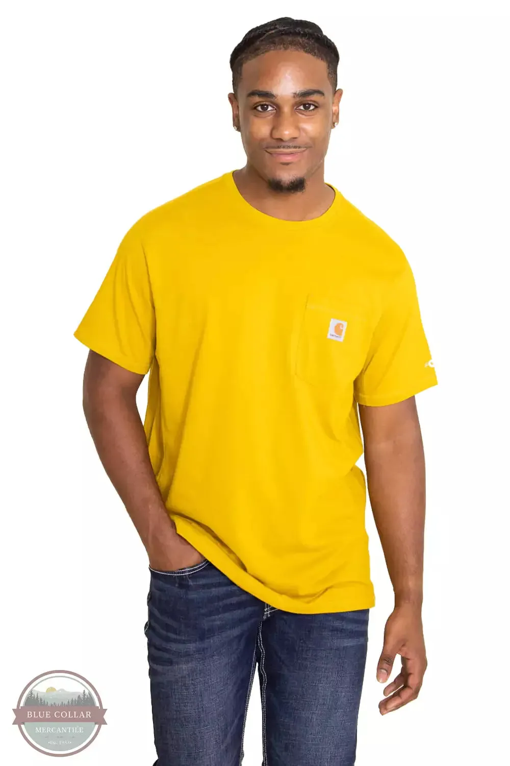 104616 Force® Relaxed Fit Midweight Short-Sleeve Pocket T-Shirt