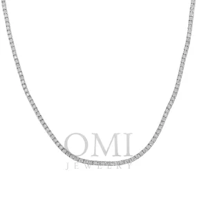 10K GOLD ROUND DIAMOND TENNIS CHAIN 1.99 CT