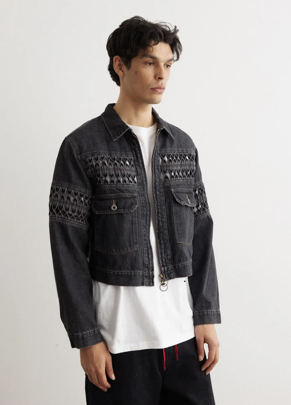 11.5oz Black Denim Gypsy Drizzler Jacket