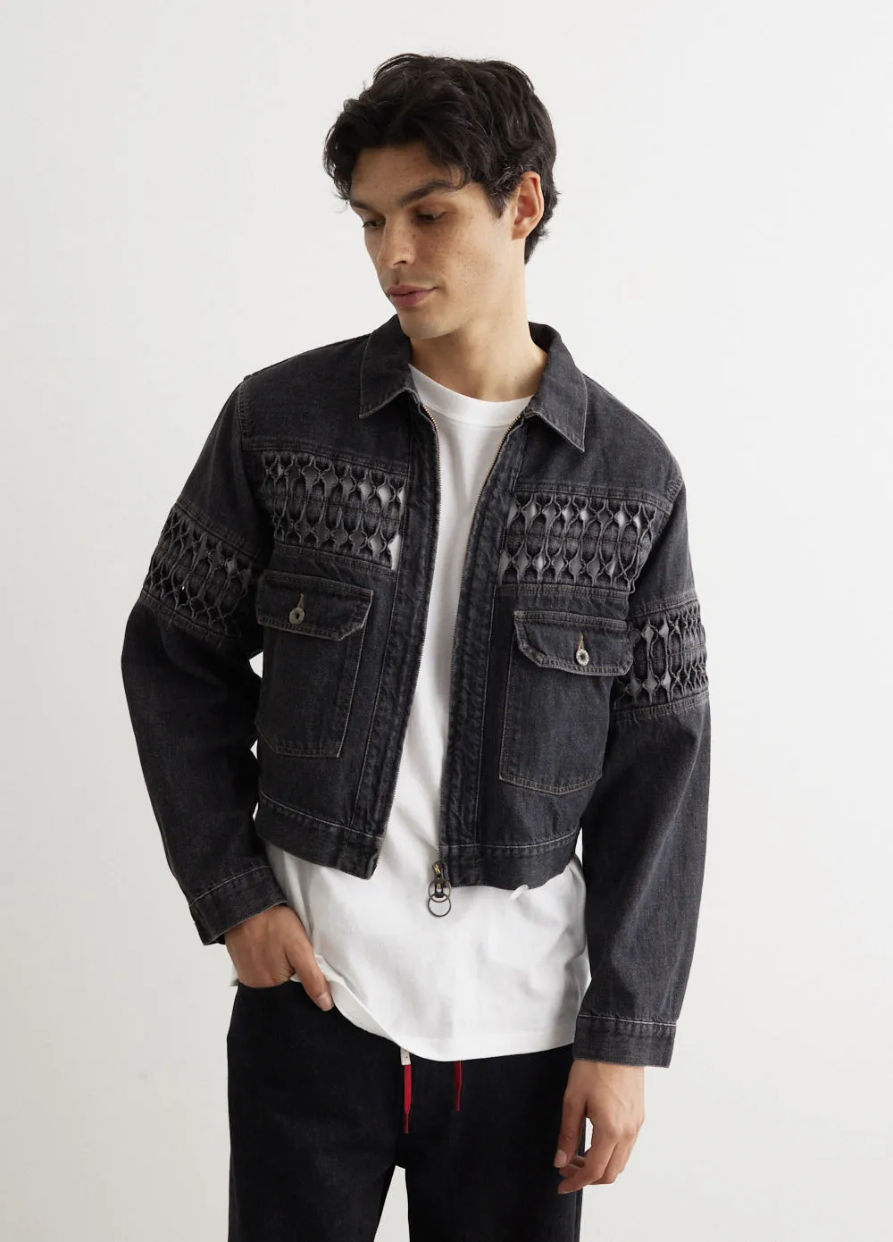 11.5oz Black Denim Gypsy Drizzler Jacket