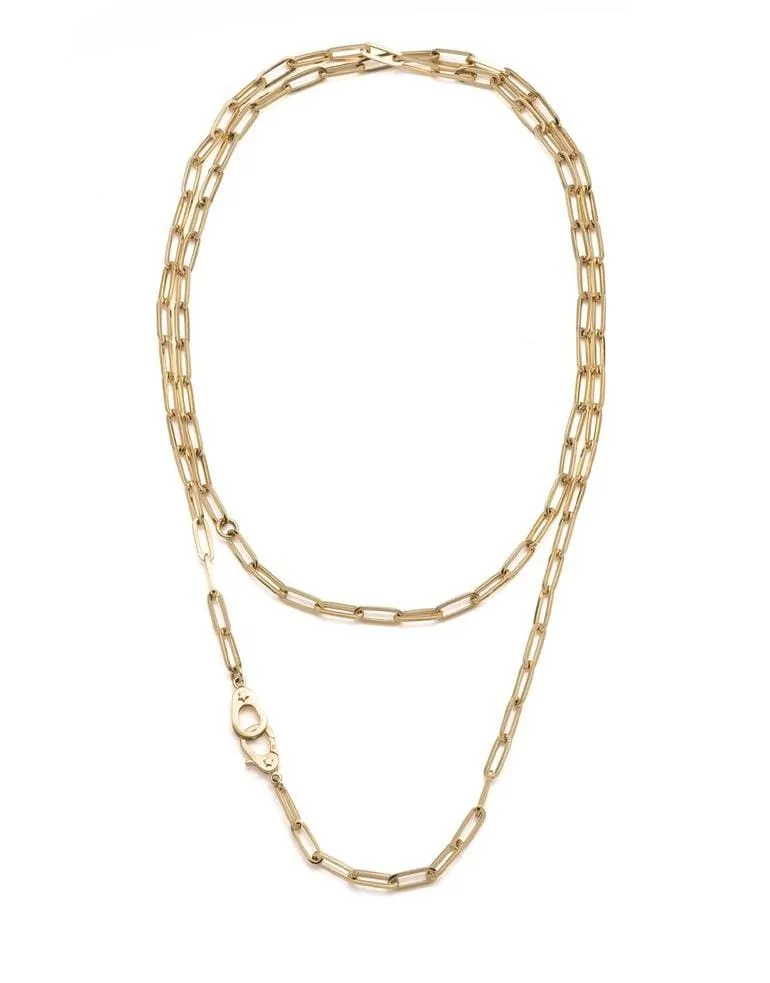 36" Sister Hook Clip Chain Necklace