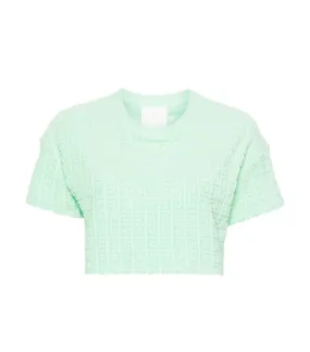 4G-MOTIF CROPPED T-SHIRT