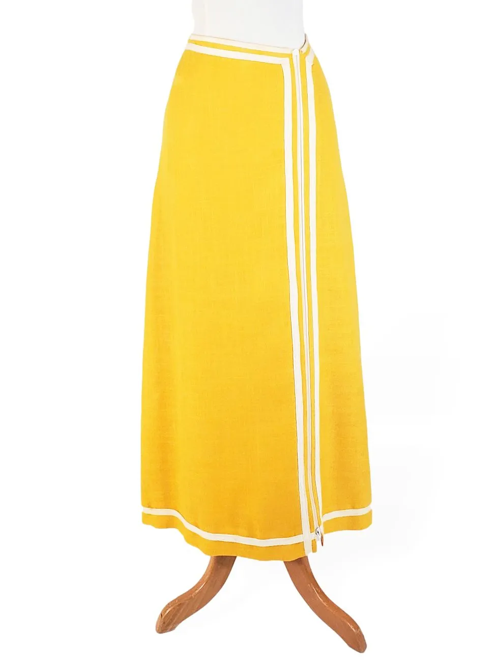 60s/70s Maxi Skirt in Yellow - sm