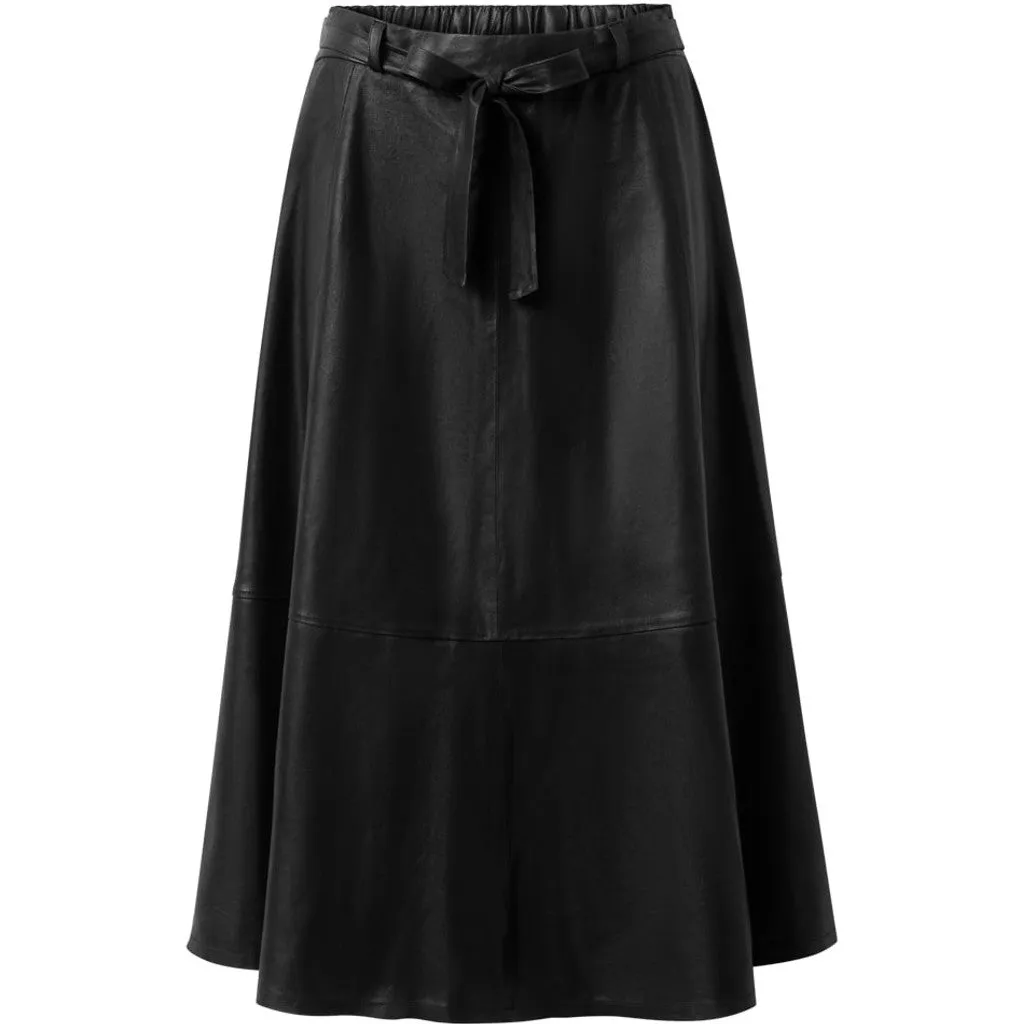 A skirt w/belt / 50158 - Black (Nero)