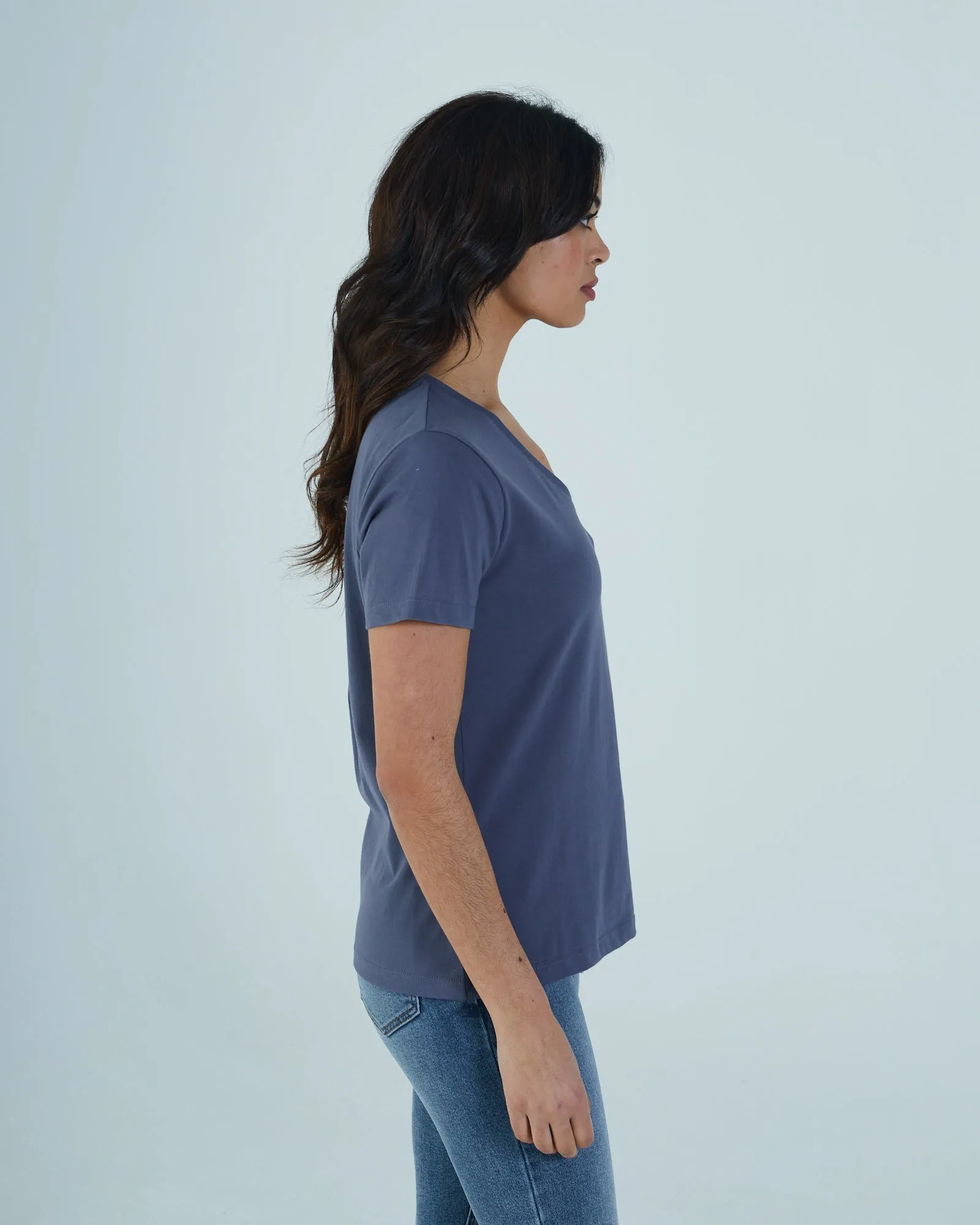 Ada Basic Tee Lavender Slate