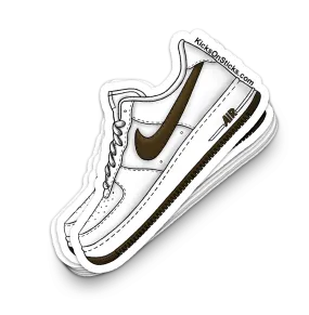 Air Force 1 Low "COTM White Chocolate" Sneaker Sticker