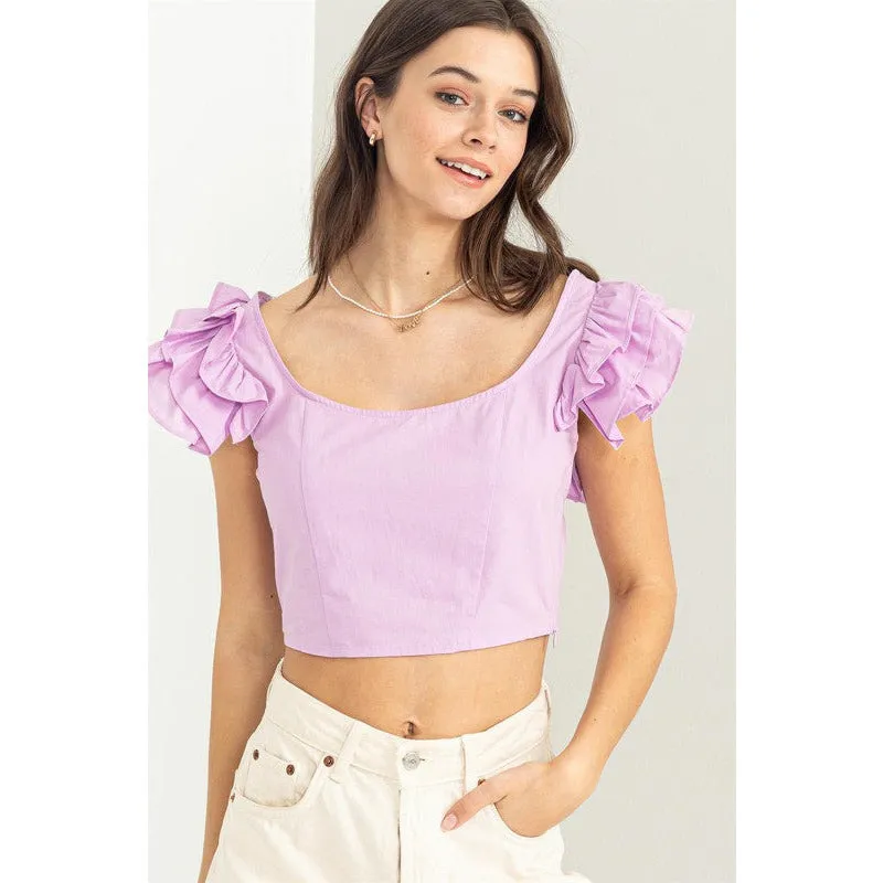 Almost Love Sleeveless Crop Top