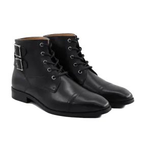 Amado - Men's Black Calf Leather Boot