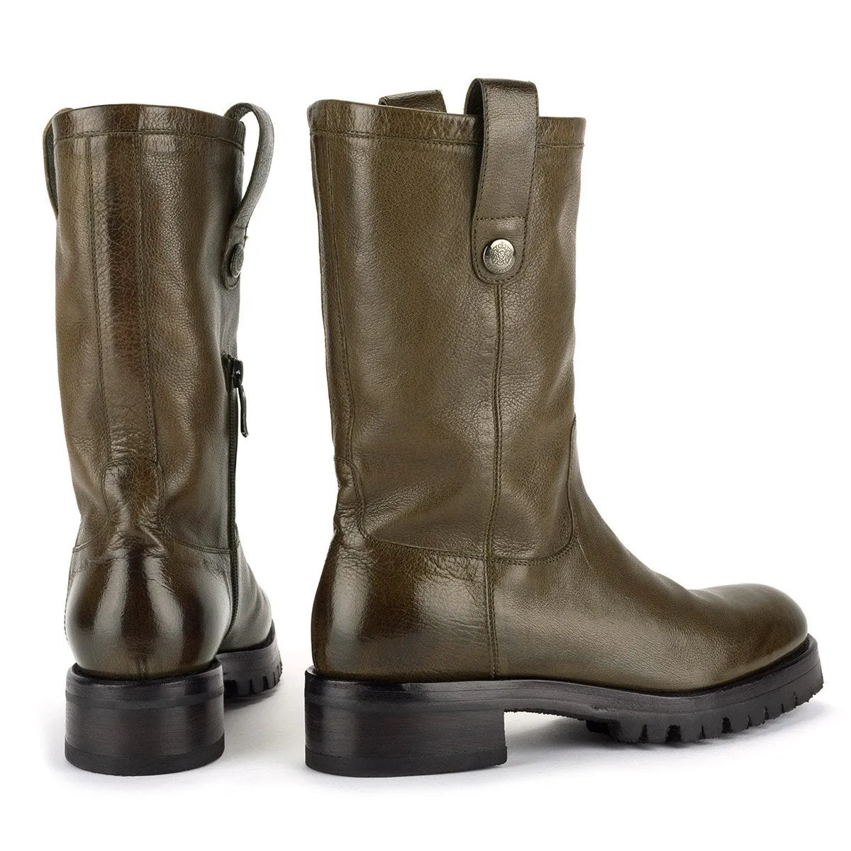 AMINA 58050<br> Biker Boots Military