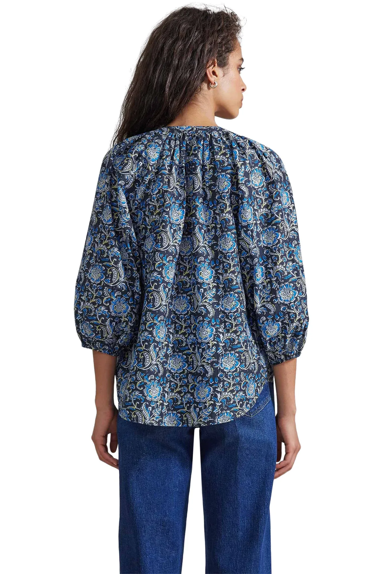 Apiece Apart Mitte Top in  Fortuna Folk Floral