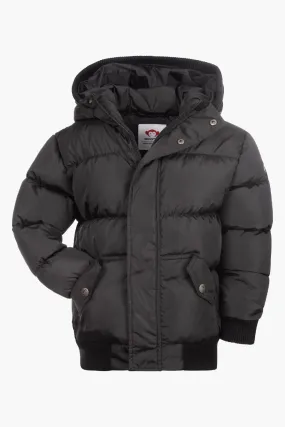 Appaman Black Puffy Baby Boys Coat