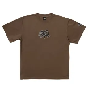 April Warped Tee - Chocolate