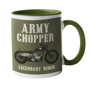 Army Chopper Motorbike Mug