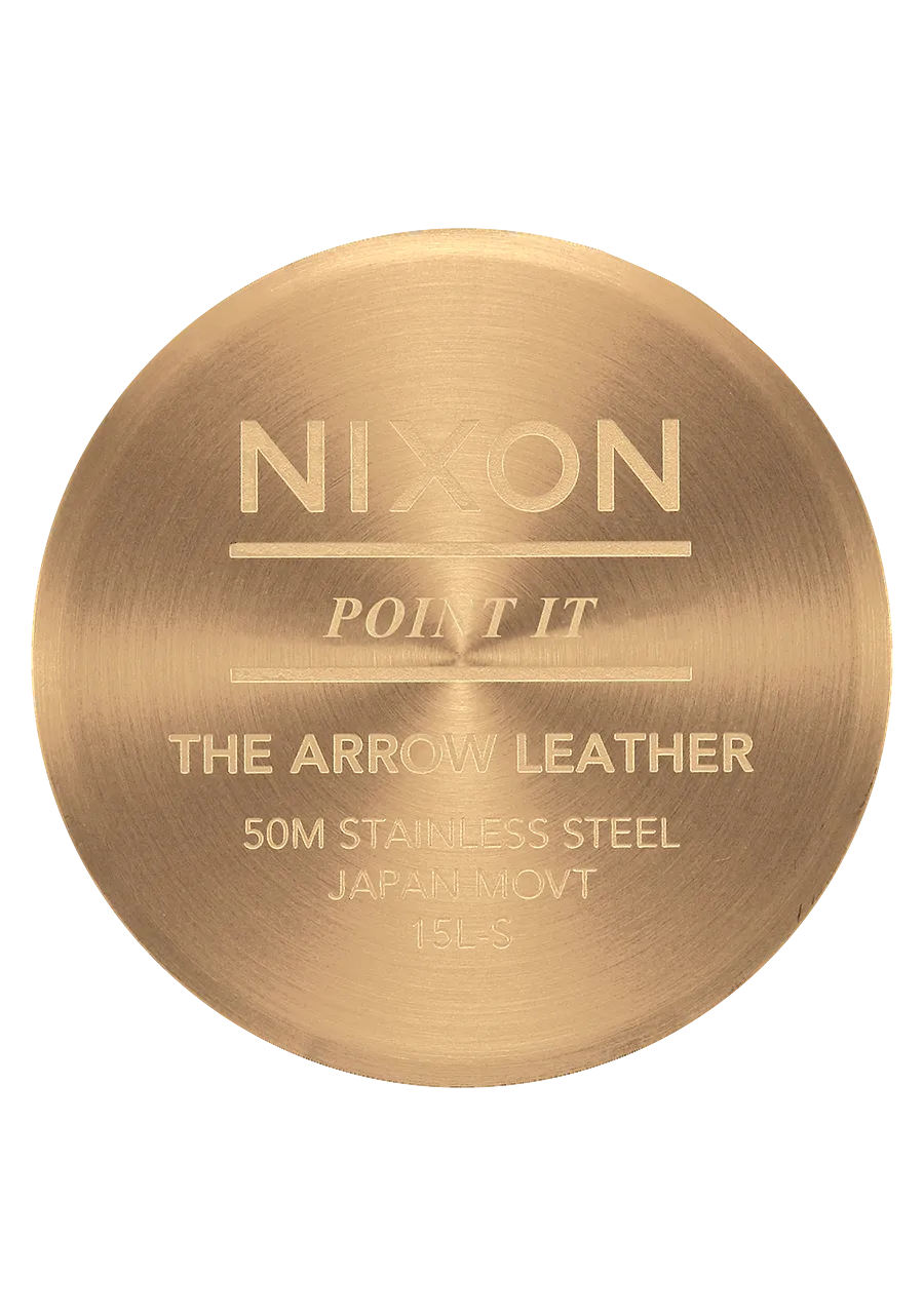 Arrow Leather - Gold / Black