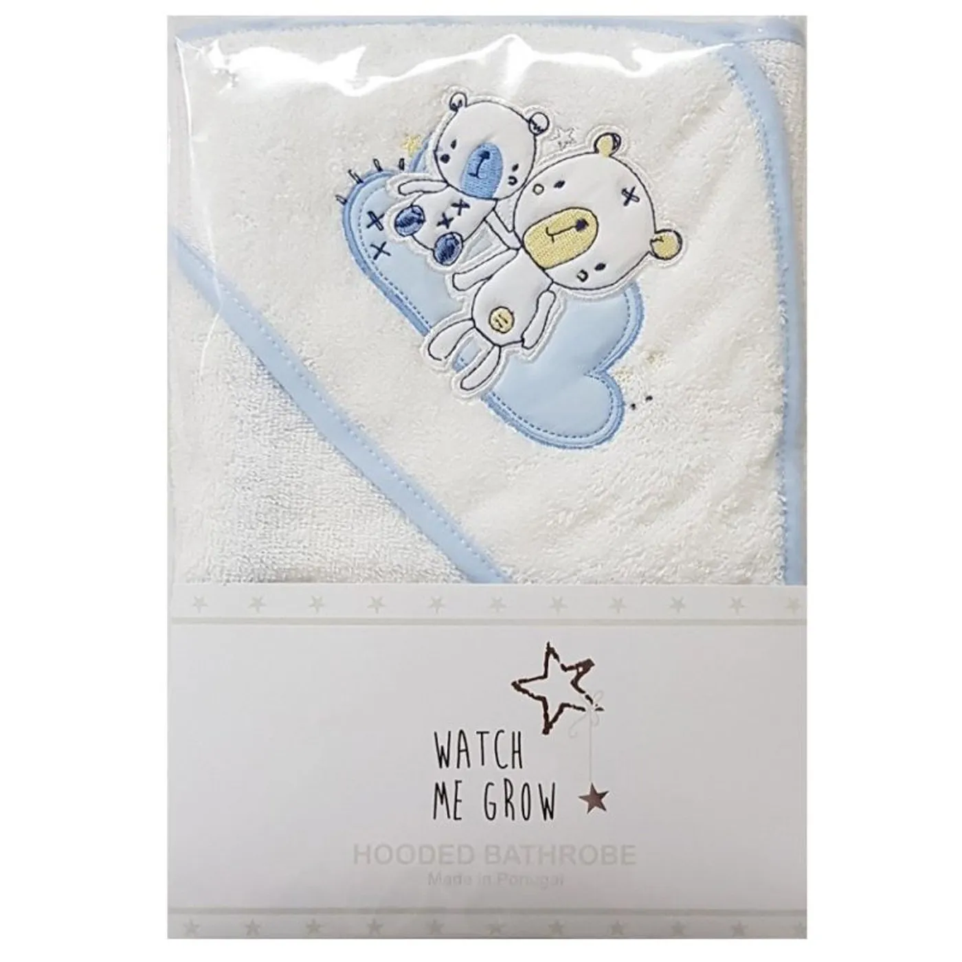 Baby Boys Bear Hooded Towel/Robe L1036