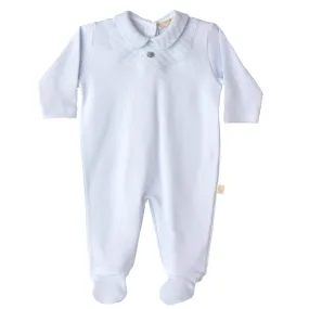 Baby Gi Blue Cotton Sleepsuit