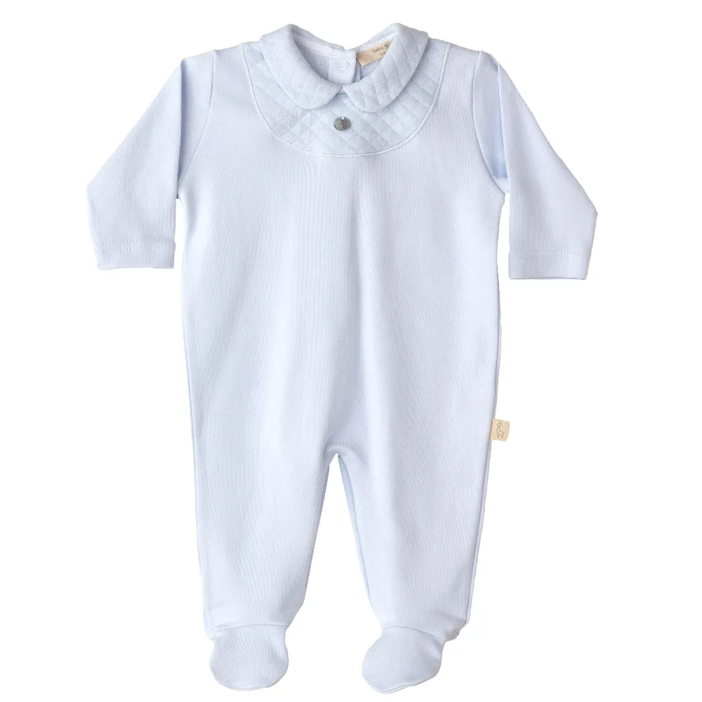 Baby Gi Blue Cotton Sleepsuit