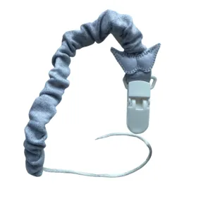 Baby Gi Grey Angel Wings Dummy Clip