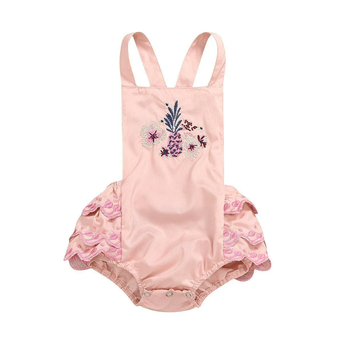 Baby Girl Embroidery Romper