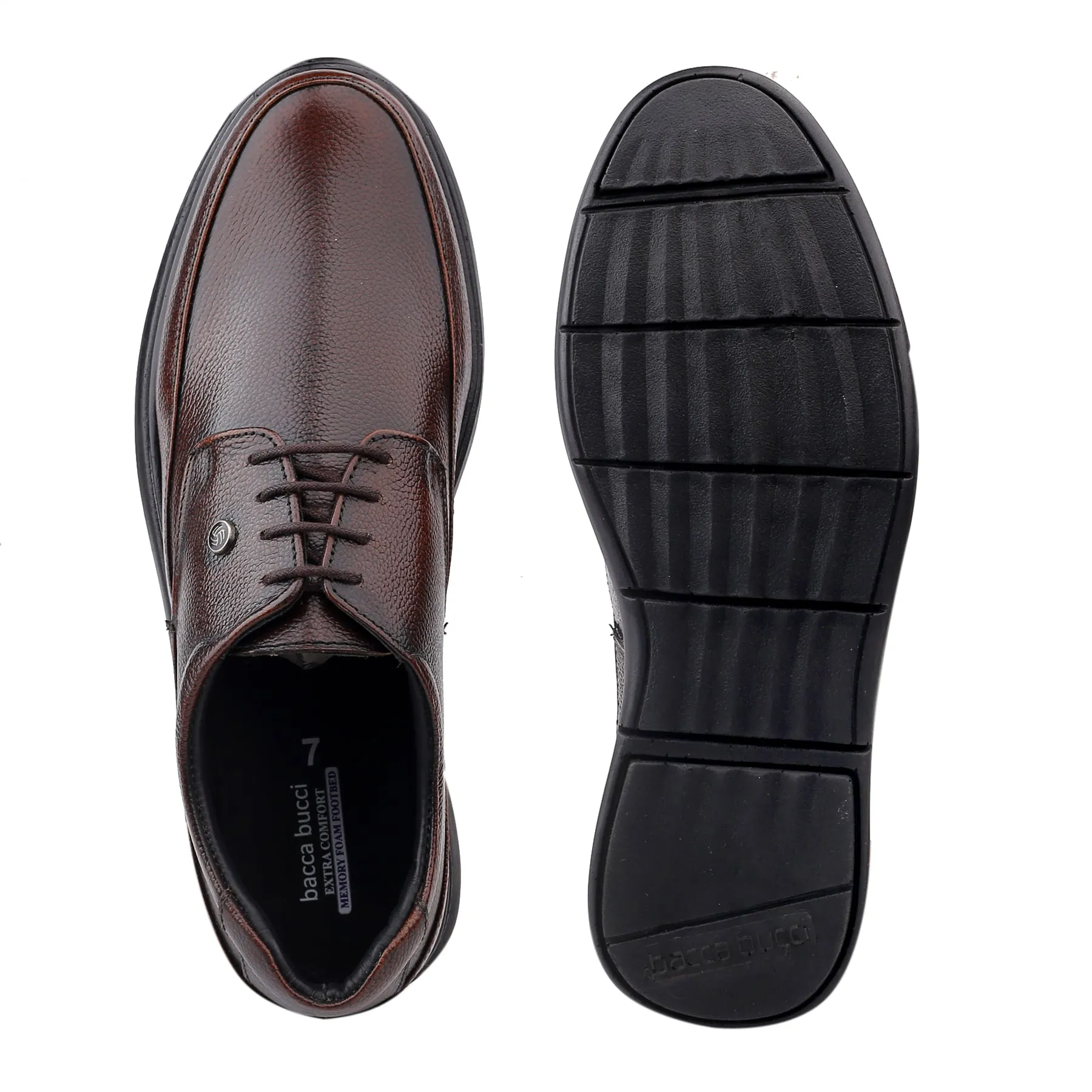 Bacca Bucci Leather Office Lace-ups Formal Shoes | UK- 06 to 14