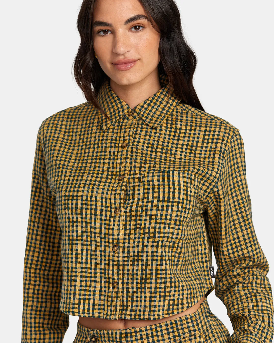 Bayside Flannel Long Sleeve Shirt - Bronze