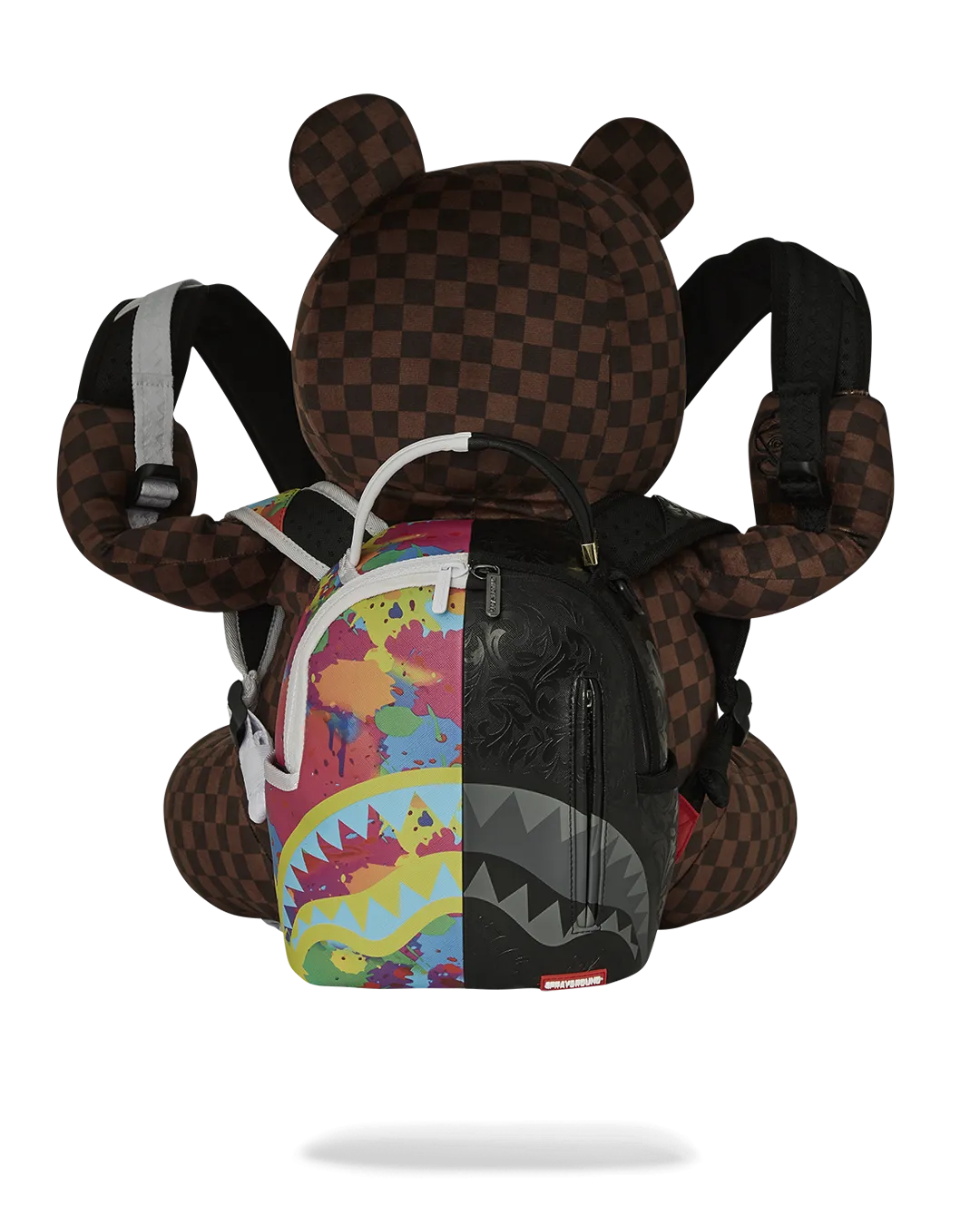 BEAR WEARING BACKPACK AS A BACKPACK