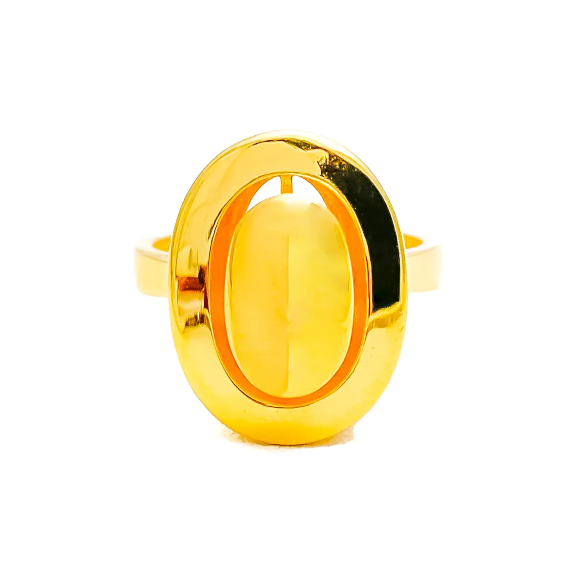 Beautiful Oval 22k Gold Ring