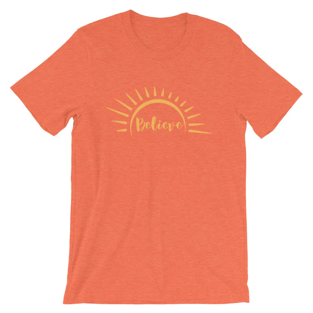 Believe Sunshine T-Shirt - Autumn Colors