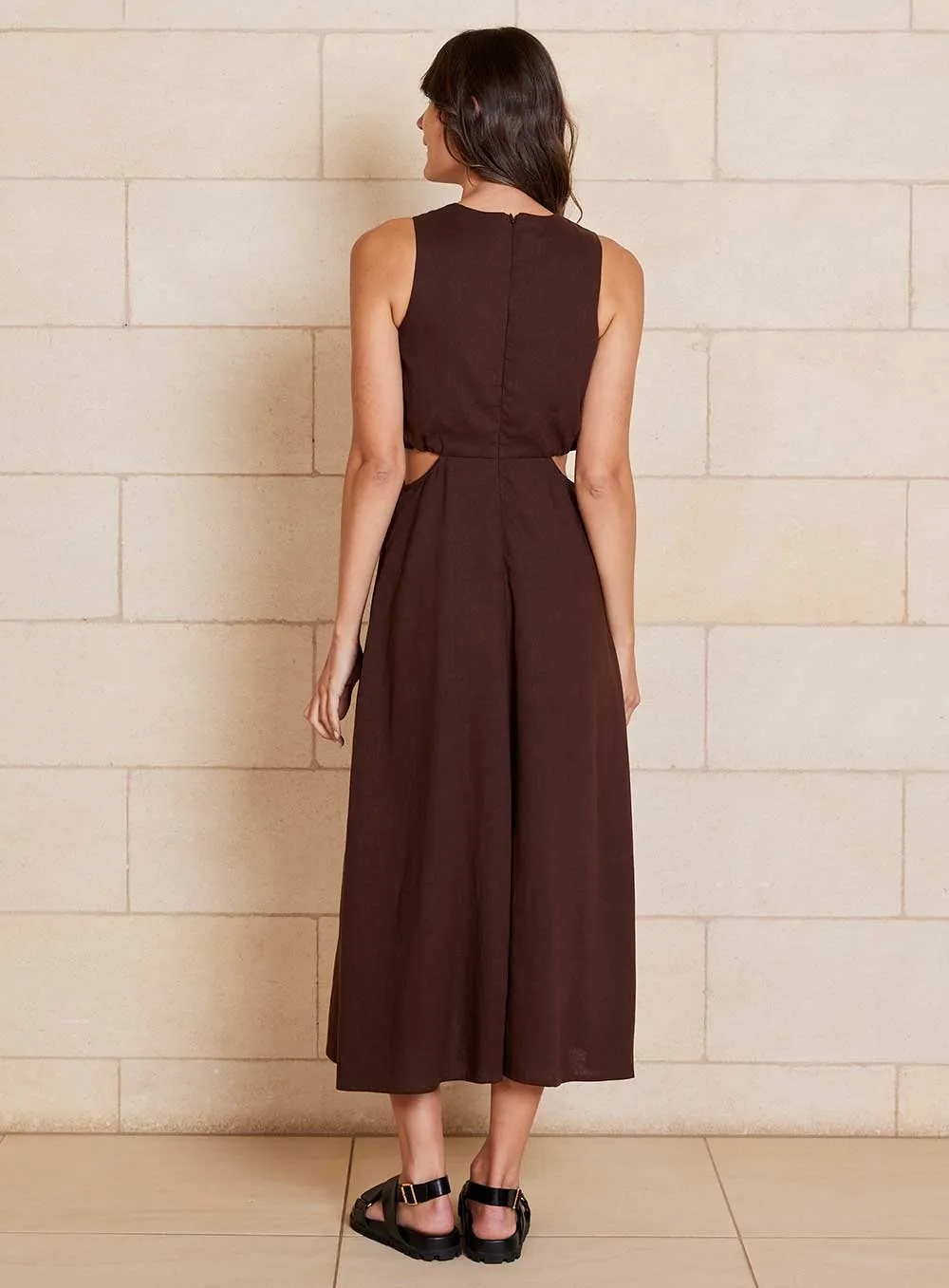 Bella Dress-CHOCOLATE