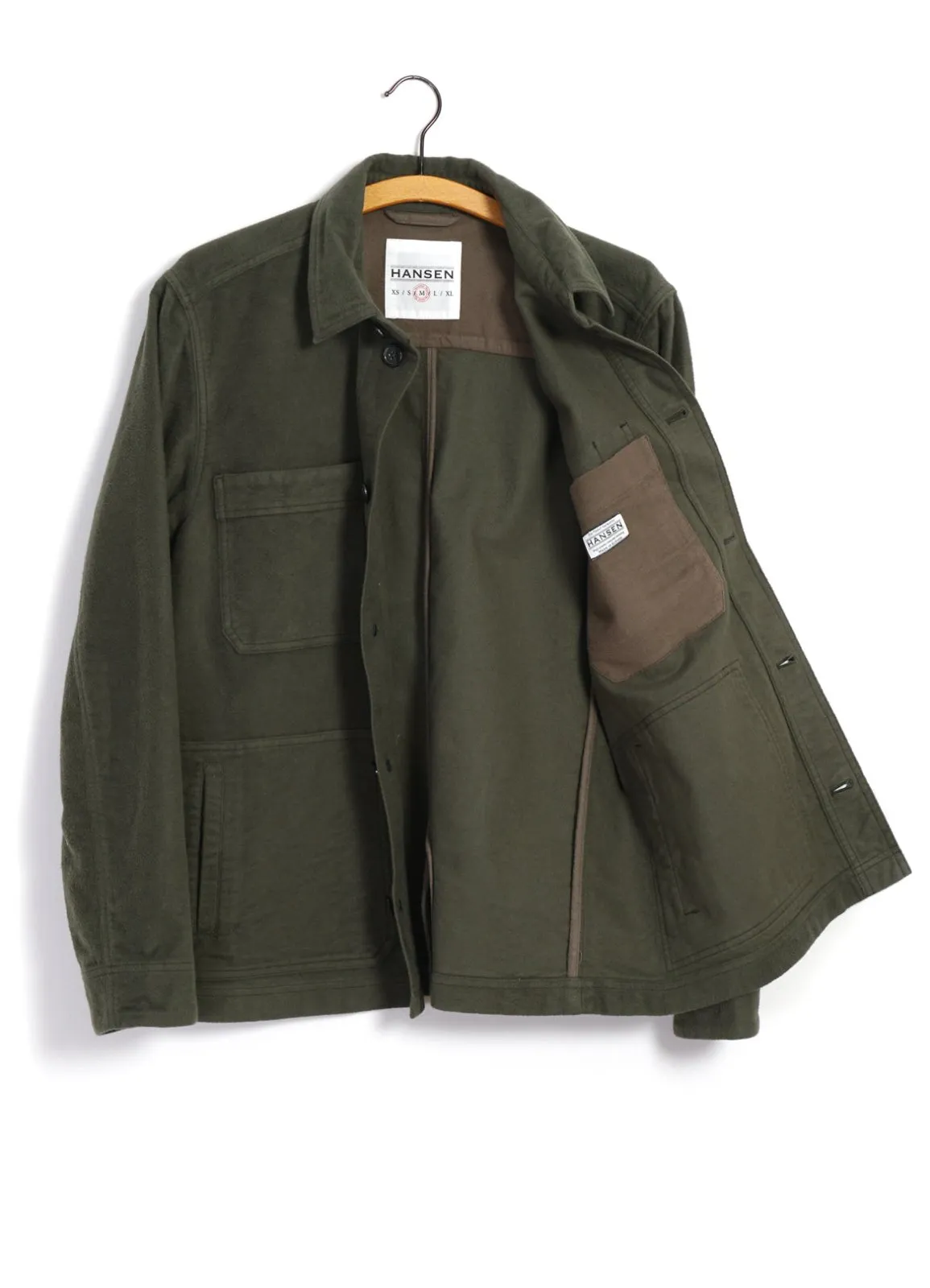 BERTRAM | Refined Work Jacket | Dark Green