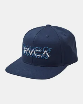 Big Balance Snapback Hat - Moody Blue