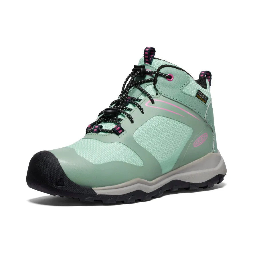 Big Kids' Wanduro Waterproof Boot  |  Granite Green/Ibis Rose