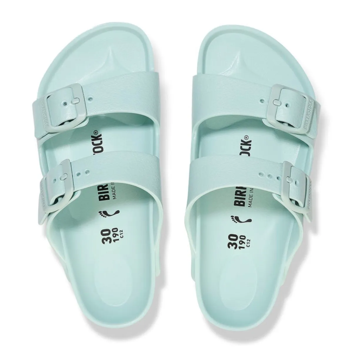 Birkenstock Girl's (Sizes 31-34) Arizona Surf Green EVA