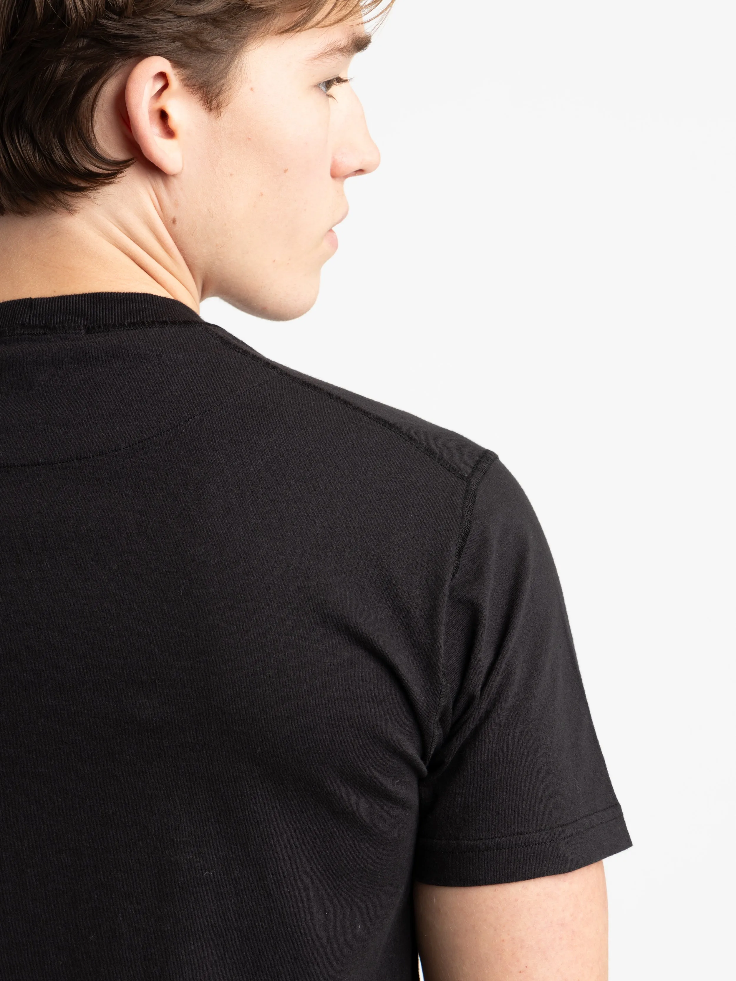 Black Cotton T-Shirt