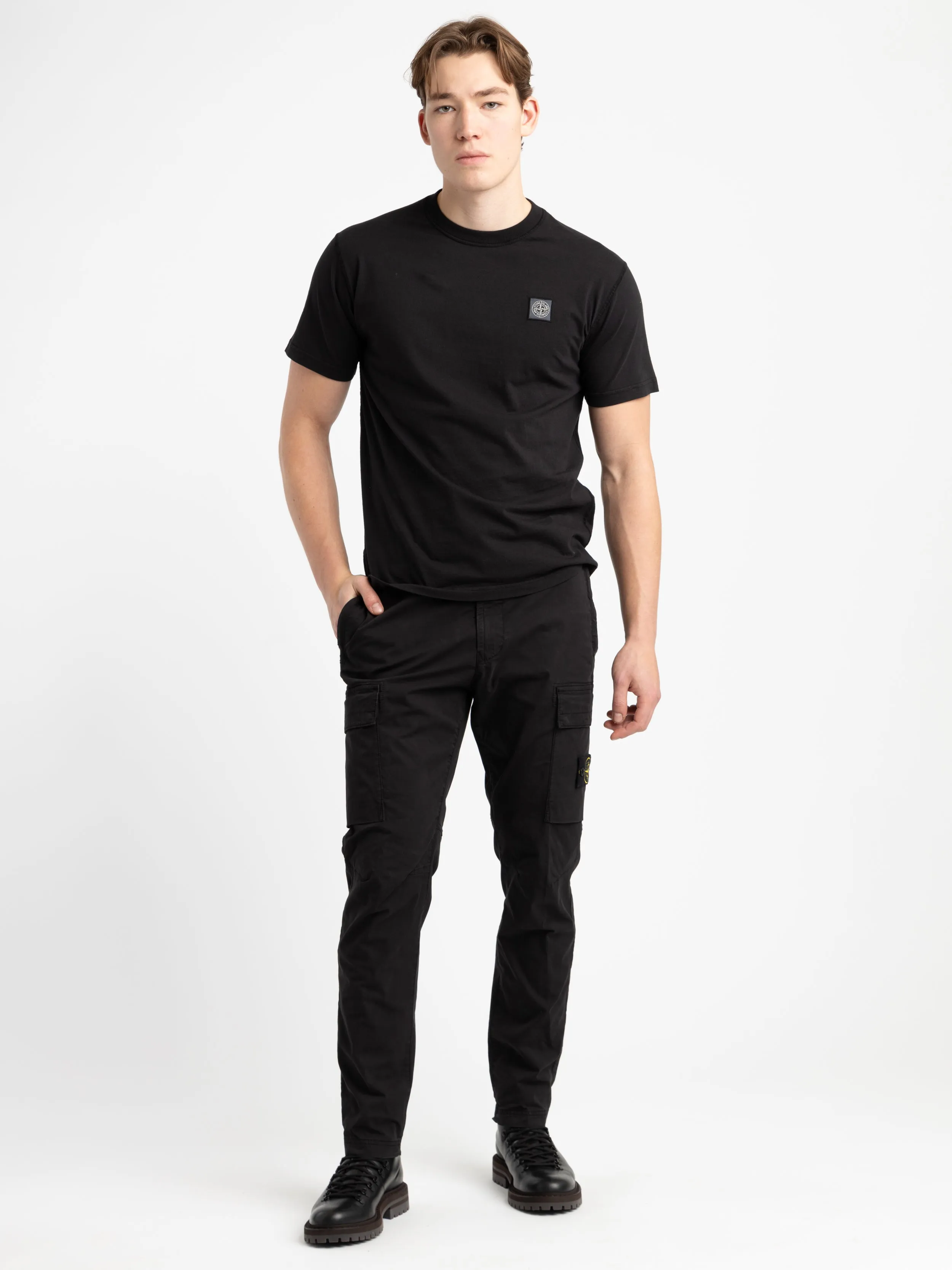 Black Cotton T-Shirt