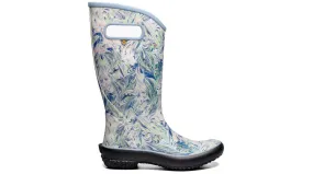 Bogs Women's Rainboot Marble Blue Multi