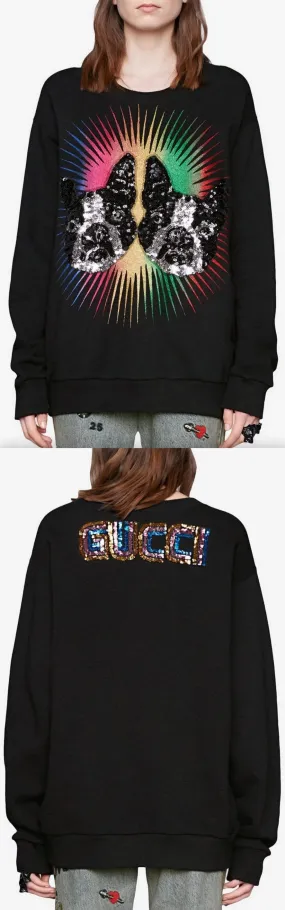 'Bosco and Orso' Embellished Sweatshirt