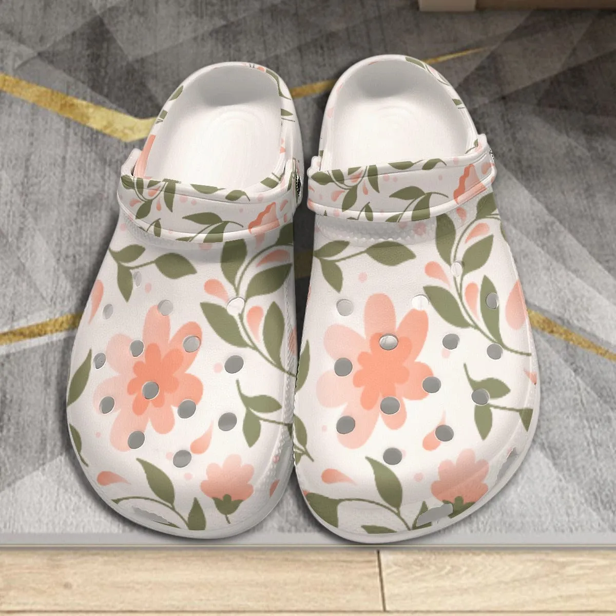 Botanical Ballet - Print Women's Classic Clogs