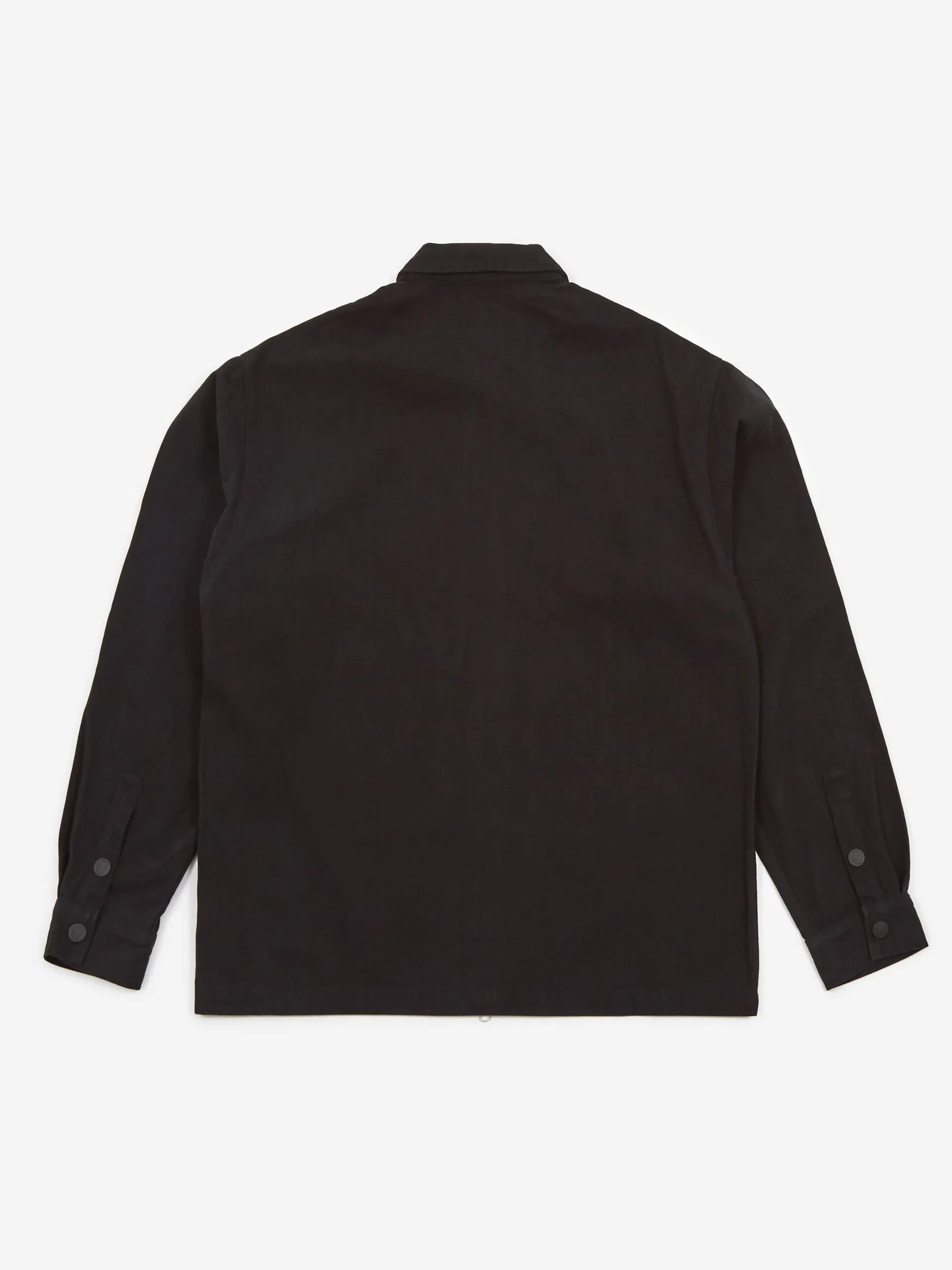 Brain Dead Starwalker Zip Front Shirt - Black