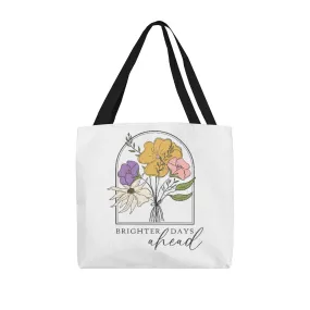 Brighter Days Ahead Spring Wildflower Square Classic Tote Bag