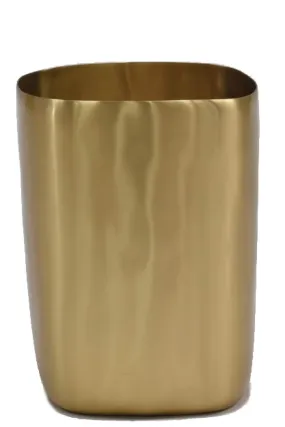 Brushed Brass Tall Vessel