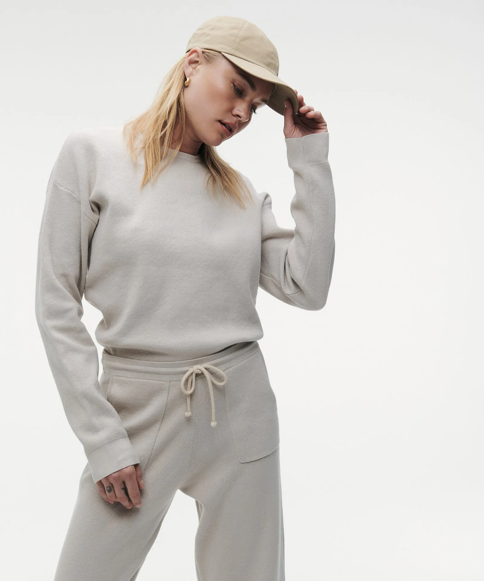 Café Cotton Cashmere Sweatshirt