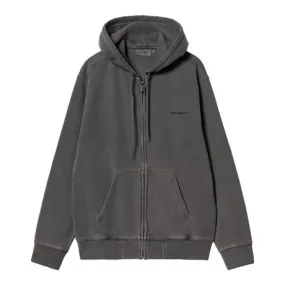 Carhartt WIP Hooded Duster Script Jacket - Black