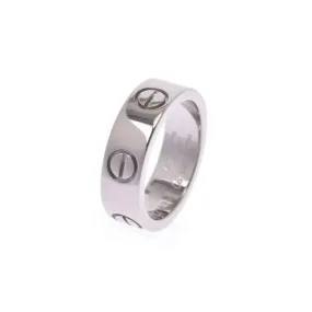 Cartier White Gold 18k 5.5mm Love 47 4 Ring