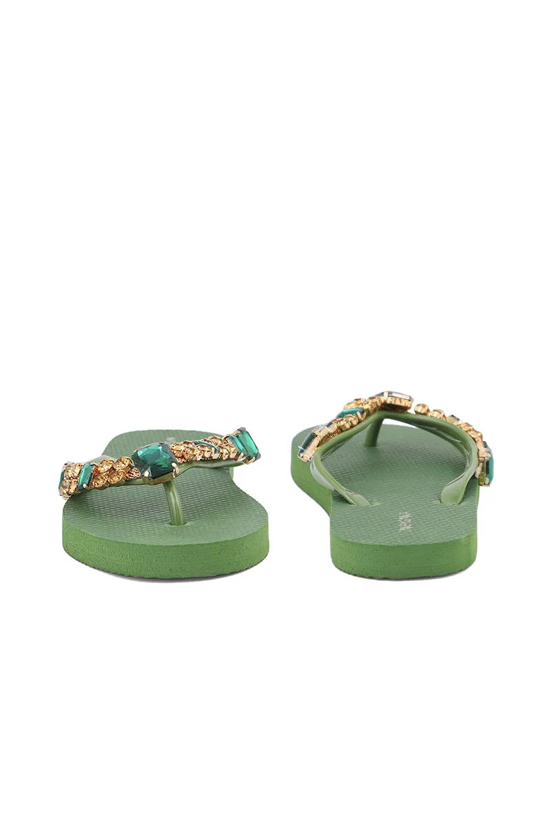 Casual Flip Flop I14131-Green