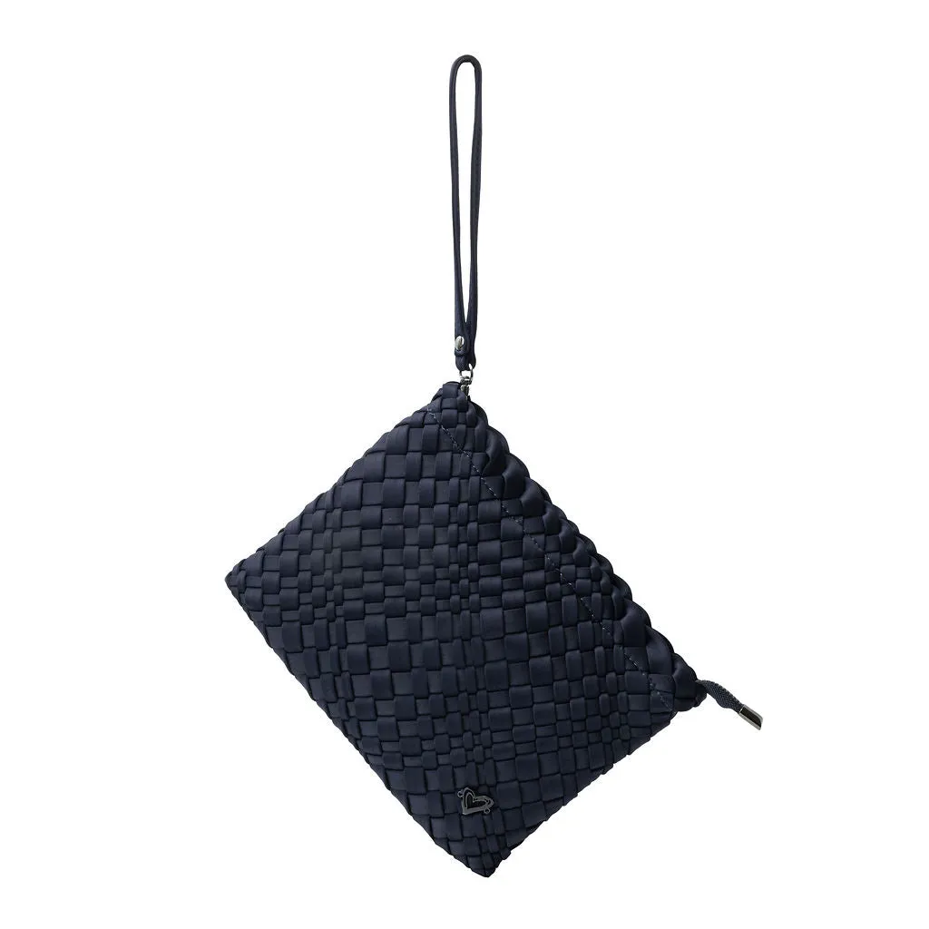 Charlotte Woven Crossbody - Navy