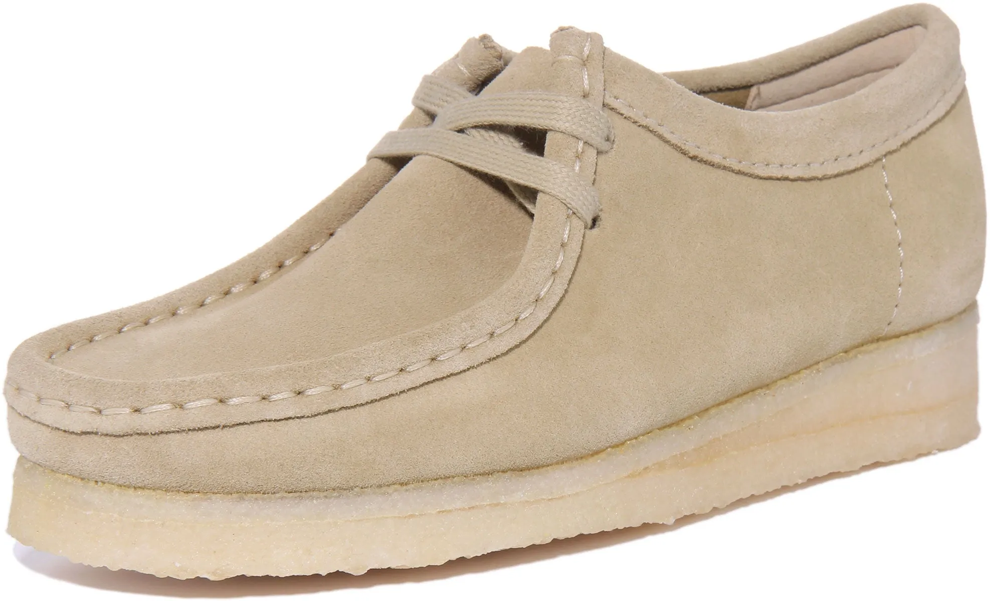 Clarks Originals Wallabee In Beige For Women