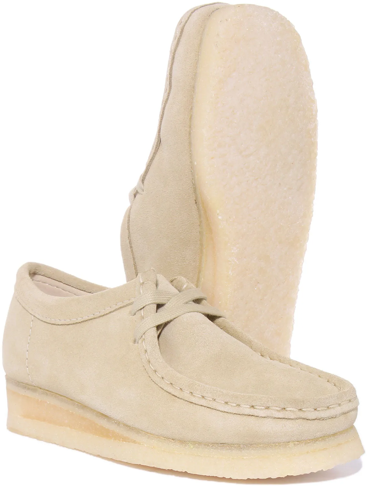 Clarks Originals Wallabee In Beige For Women