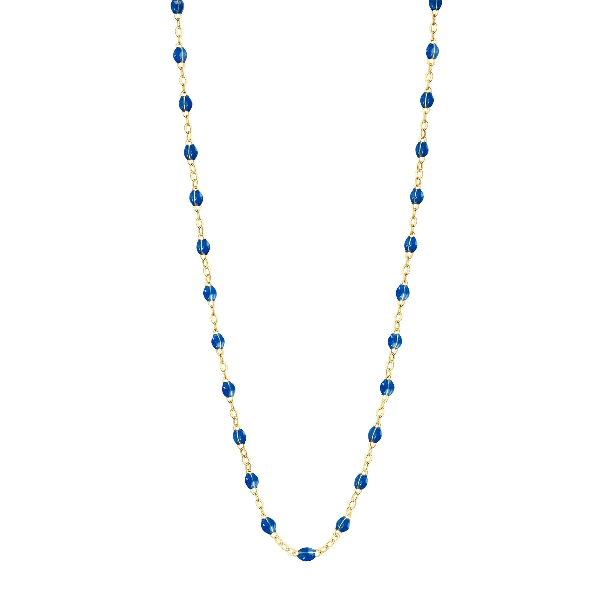 Classic Gigi Sapphire necklace, Yellow Gold, 19.7"