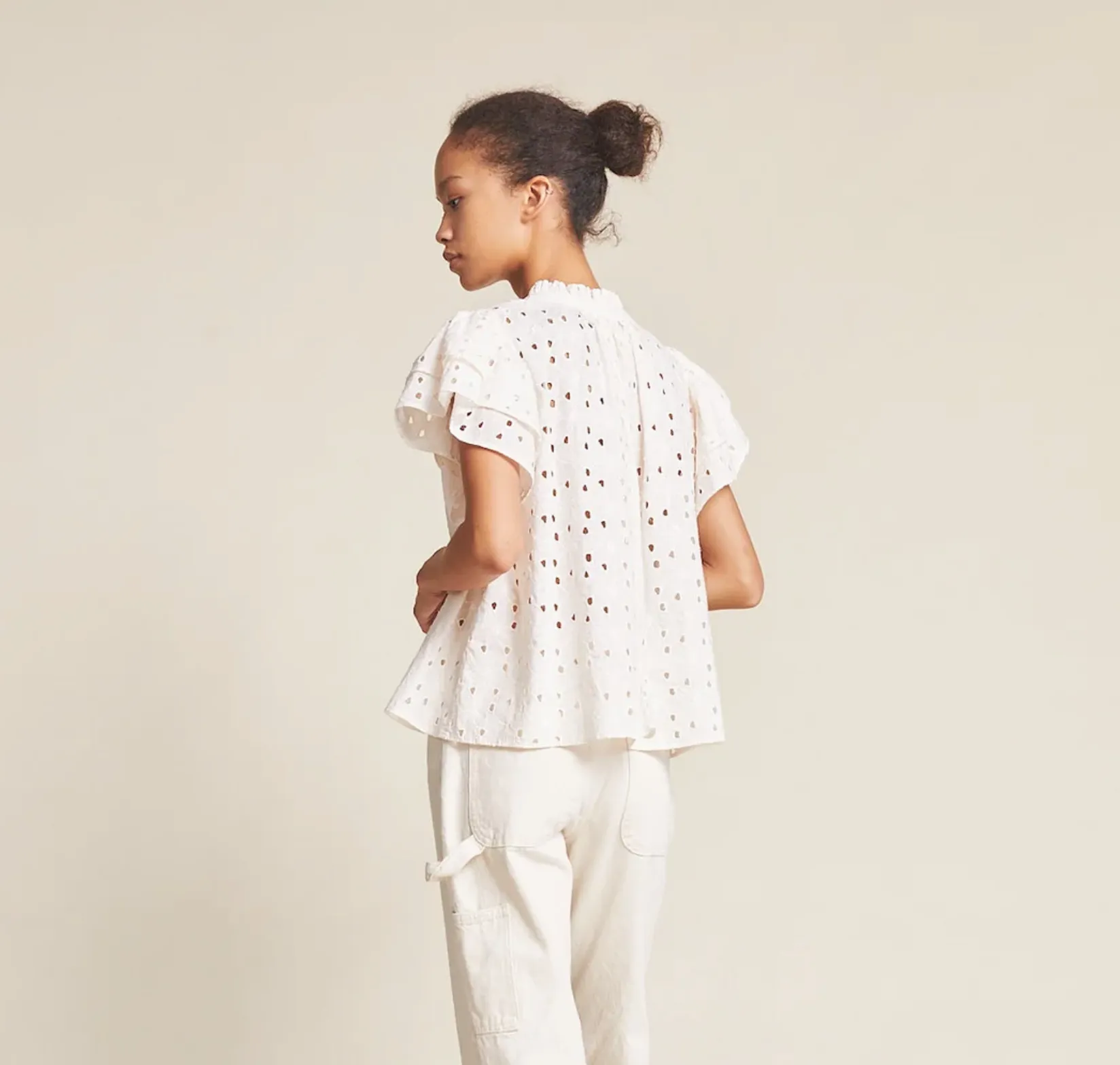 Clover Blouse ~ Daisy Eyelet